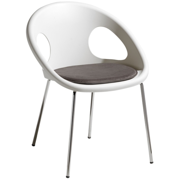 SILLA DROP BLANCA DE SCAB - 3