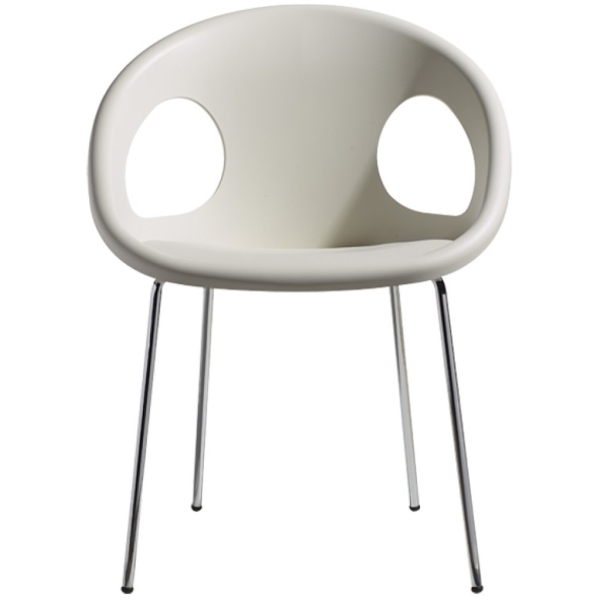 SILLA DROP BLANCA DE SCAB - 4