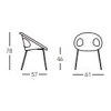SILLA DROP BLANCA DE SCAB - 5