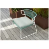 BUTACA LISA LOUNGE FILO EN BLANCO T CUERDA VERDE DE SCAB - 6