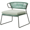 BUTACA LISA LOUNGE FILO EN BLANCO T CUERDA VERDE DE SCAB - 5