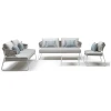 BUTACA LISA LOUNGE FILO EN BLANCO Y CUERDA GRIS DE SCAB - 7