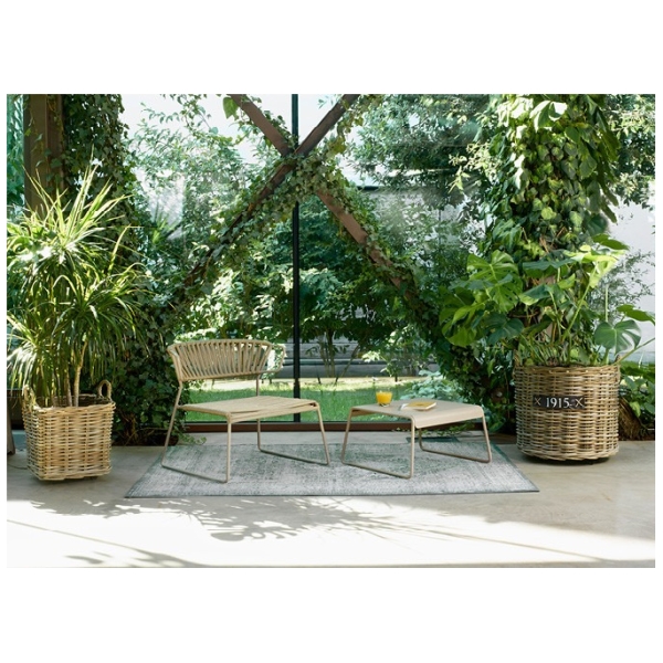 BUTACA LISA LOUNGE FILO EN TORTORA Y CUERDA TORTORA DE SCAB - 6