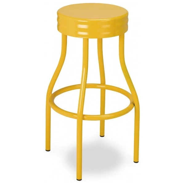 TABURETE M5551 EN COLOR MOSTAZA DE MUEBLES ROMERO - 2