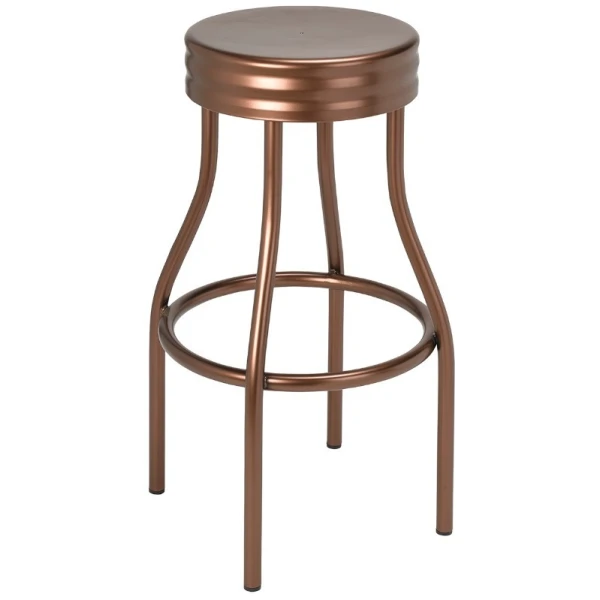 TABURETE M5551 EN COLOR COBRE DE MUEBLES ROMERO - 2