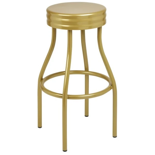 TABURETE M5551 EN COLOR DORADO DE MUEBLES ROMERO - 2