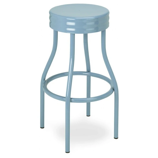 TABURETE M5551 EN COLOR AZUL CLARO DE MUEBLES ROMERO - 2