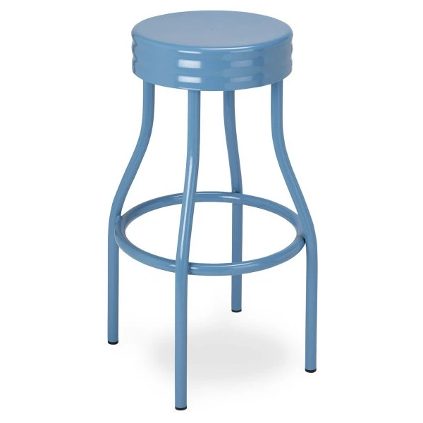 TABURETE M5551 EN COLOR AZUL DE MUEBLES ROMERO - 2