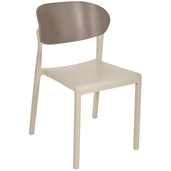 SILLA BAKE EN TAUPÉ Y SAND DE EZPELETA - 3