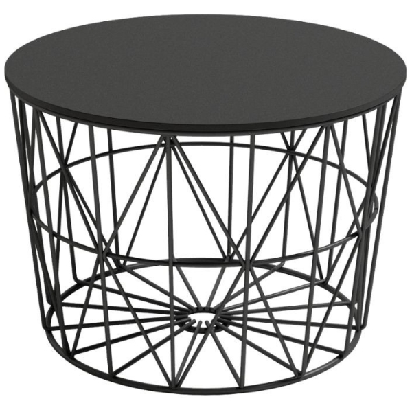 MESA ATLANTICO EN NEGRO DE 60 CM - 1