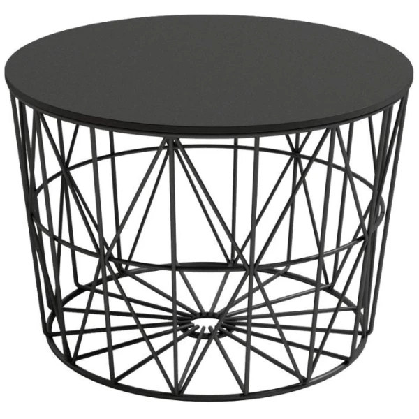 MESA ATLANTICO EN NEGRO DE 60 CM - 1