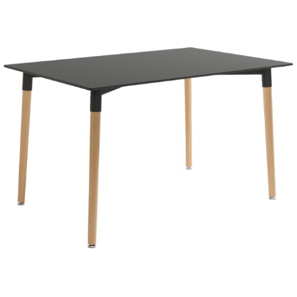 MESA CARIBE RECTANGULAR FIJA GRAFITO DE 120 CM - 1