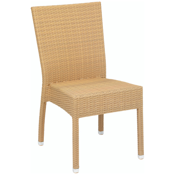 SILLA RATTAN COLOR NATURAL SINTETICO - 1