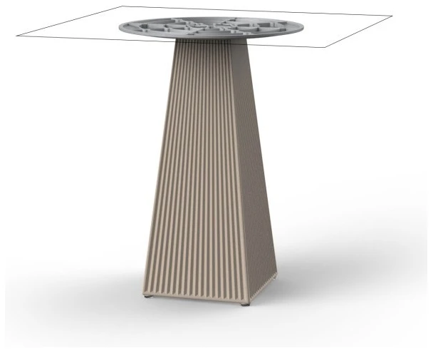 PIE DE MESA PIRAMIDAL GATSBY DE VONDOM - 4