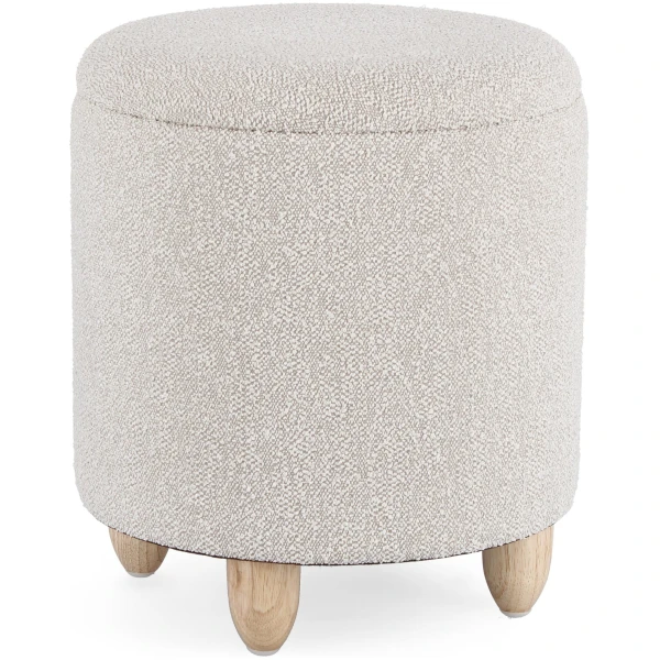 TABURETE CONTENEDOR ZENA COLOR TIERRA - 1