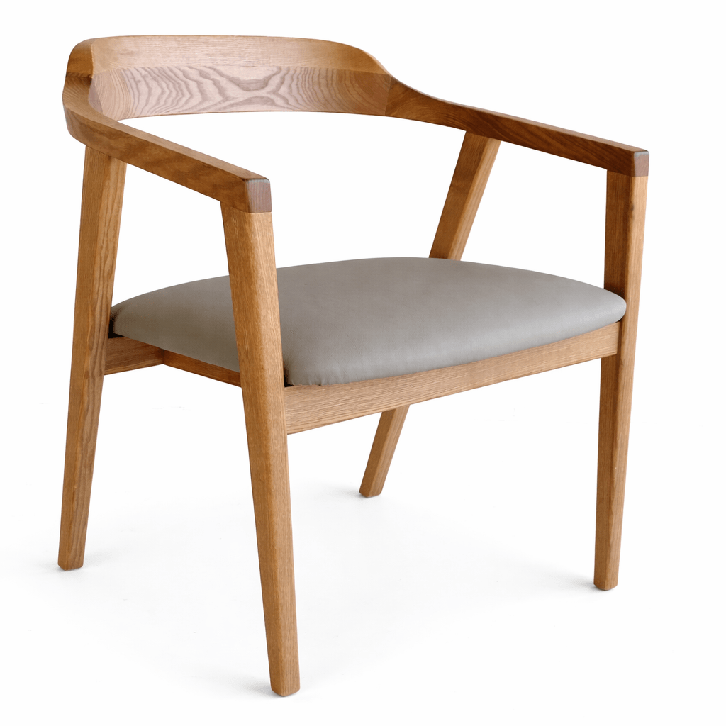 Sillón Balina en madera y tapizado