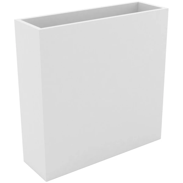 MACETERO JUNCO 80 BLANCO OPACO - 1