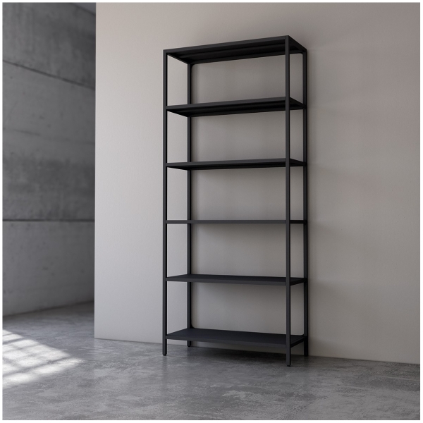 TITANIA ESTANTERÍA NEGR 80X185 - 1