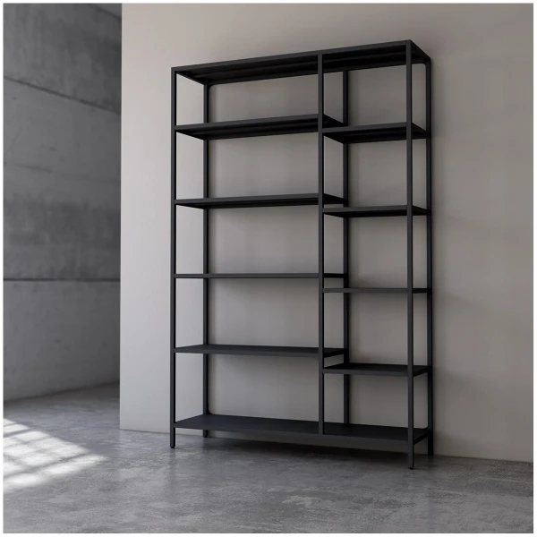 TITANIA ESTANTERÍA 120X185 NEGRO - 1