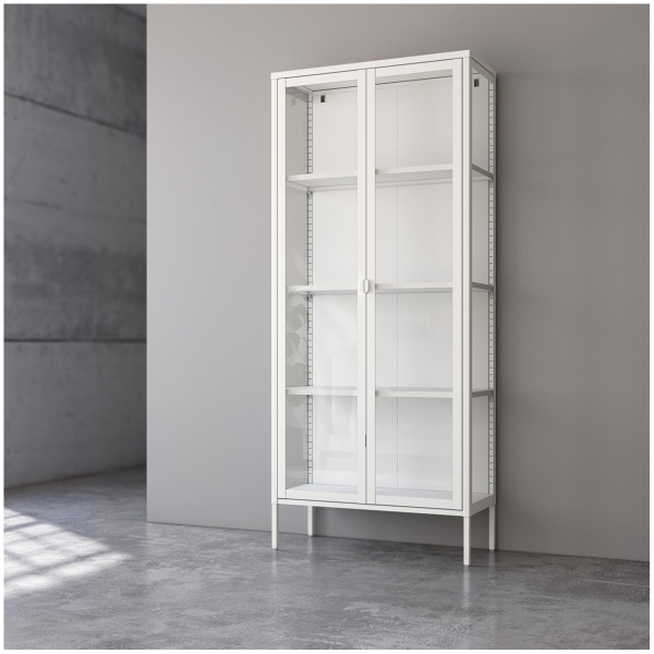 TITANIA VITRINA 80X180 BLANCA - 1