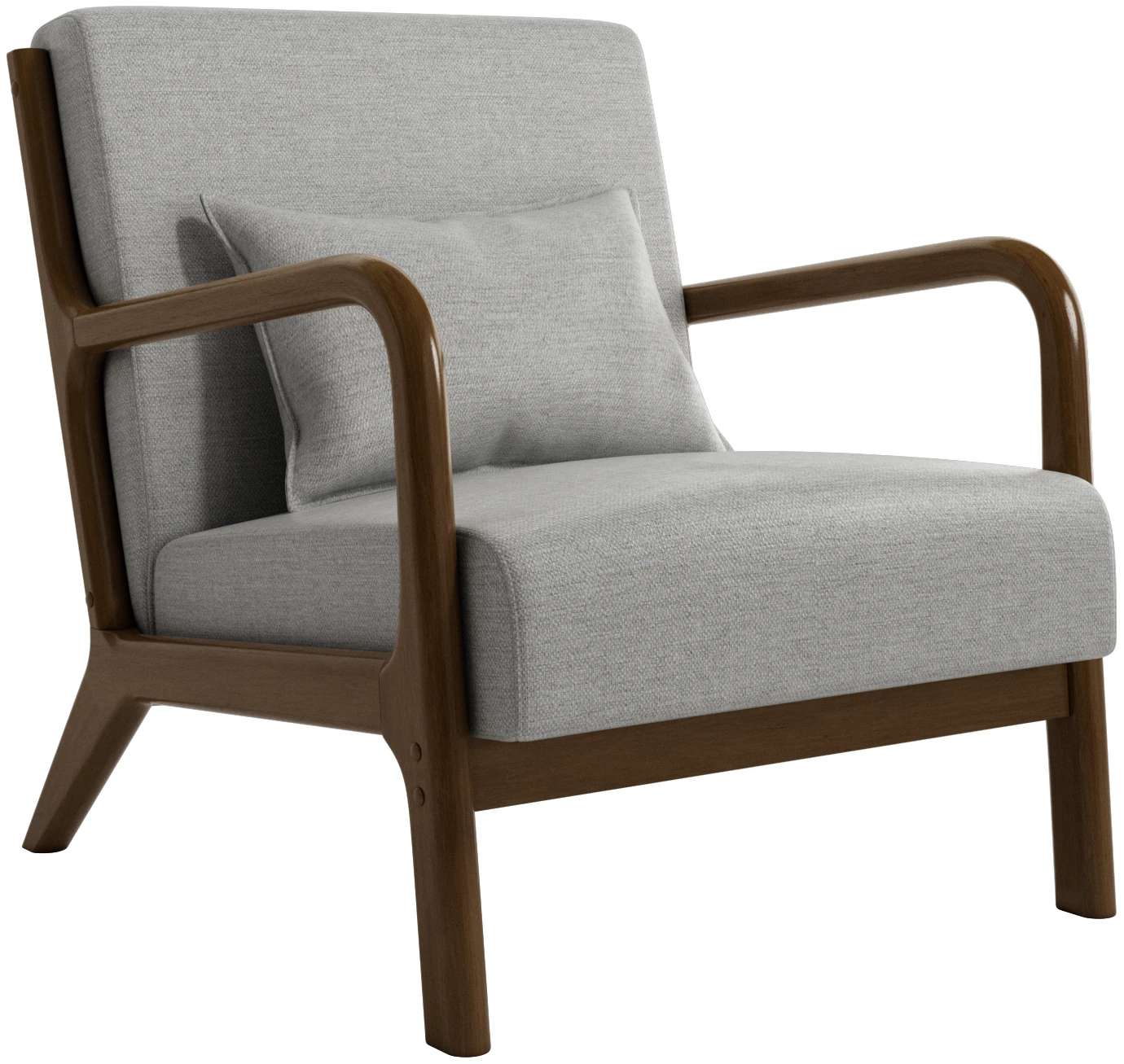 BUTACA UME TAPIZADA Y MADERA - 1