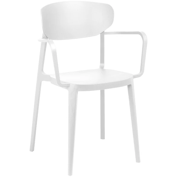 SILLA AGUA CON BRAZOS BALNCA - 1