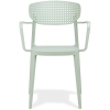SILLA CON BRAZOS VERDE LINO - 2