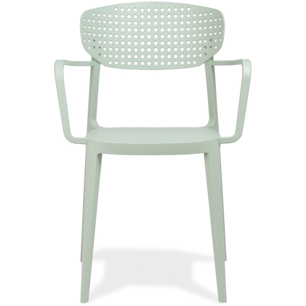 SILLA CON BRAZOS VERDE LINO - 2