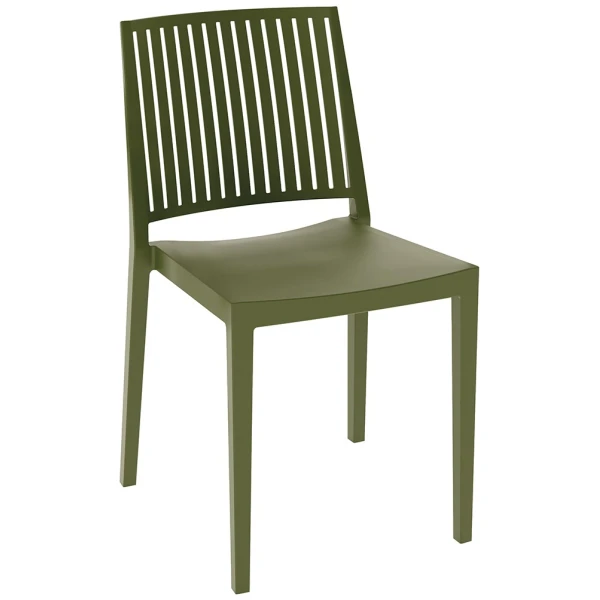 SILLA BARS VERDE OLIVA - 1