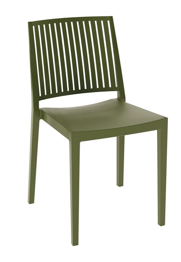 SILLA BARS VERDE OLIVA - 1