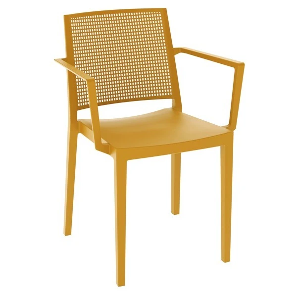 SILLA CON BRAZOS GIRD MOSTAZA - 1