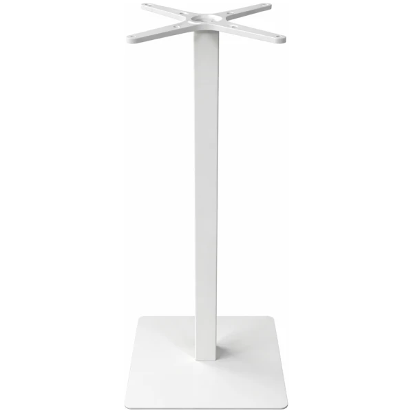Pie de mesa alto blanco E44 40x40x110 cm