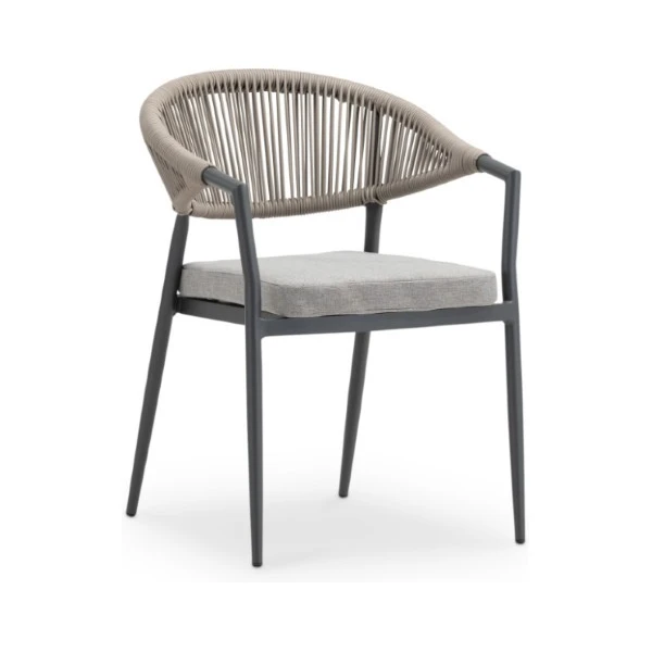 SILLÓN MARK ANTRACITA Y ARENA