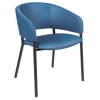 SILLA ALSACIA AZUL Y NEGRO - 1