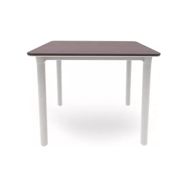 MESA NOA CHOCOLATE/BLANCO DE RESOL - 1