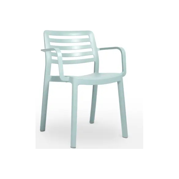 SILLA WIND RECYCLED CON BRAZOS AZUL AIRE DE RESOL - 1