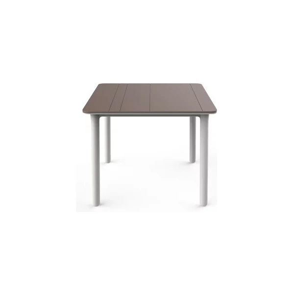 MESA NOA CHOCOLATE/BLANCO DE RESOL - 1