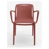 SILLA CON BRAZOS VELAIR COLOR MARSALA - 1