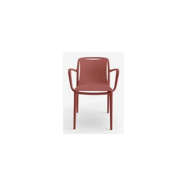 SILLA CON BRAZOS VELAIR COLOR MARSALA - 1