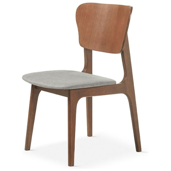 SILLA MADERA GRIS-NOGAL - 2