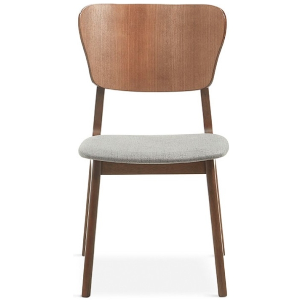 SILLA MADERA GRIS-NOGAL - 3