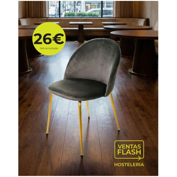 Silla gris Horeca