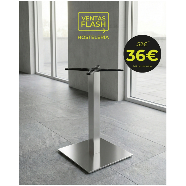 Pie de mesa inox Horeca