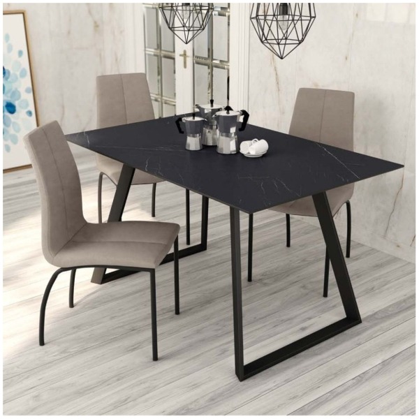 Mesa de comedor rectángular Aral